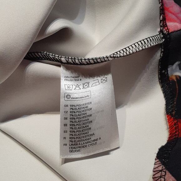 H&M US10 heavy thick floral crop top - Picture 5 of 5